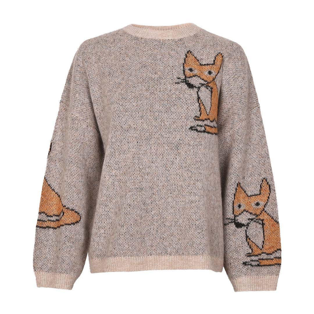 ADELIN KNIT CREME/ORANGE – Jill Joy